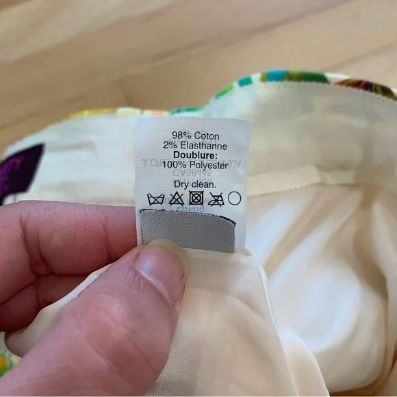 J. Crew Liberty Art Fabrics Multicolor Floral Print Mini Skirt Colorful Spring 0 - Picture 6 of 8